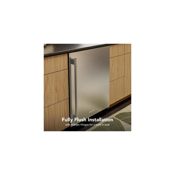 Kitchenaid® 24" Undercounter Refrigerator with Stainless Steel Door KURR124SSB