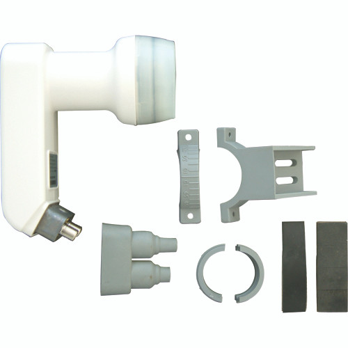 Crank-Up Satellite TV Antenna Dual LNB