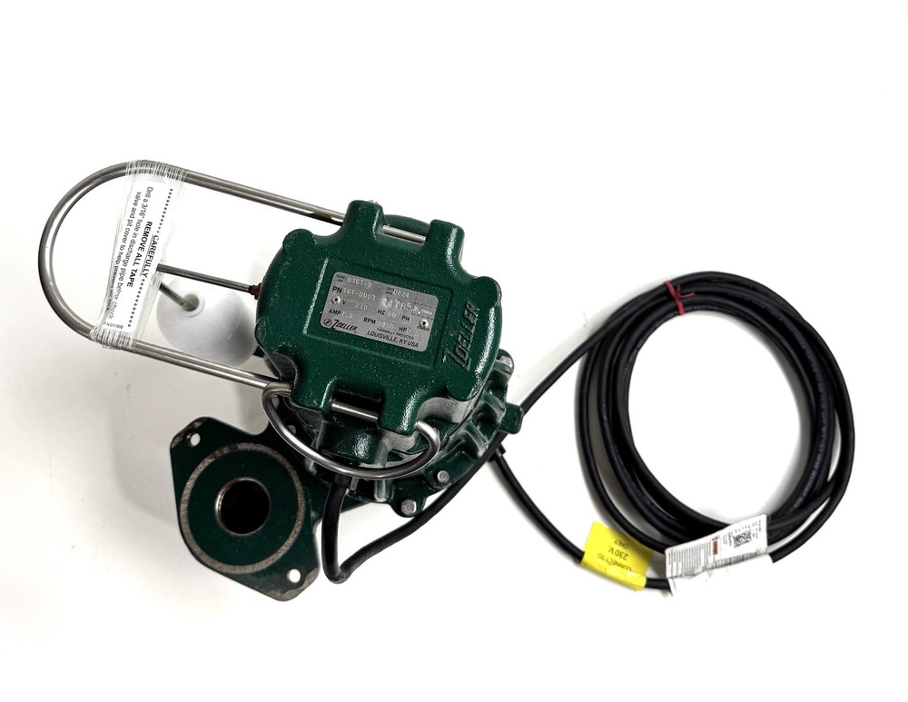 Zoeller 161-0003 Model D161-D High Head Effluent Pump 0.5 HP