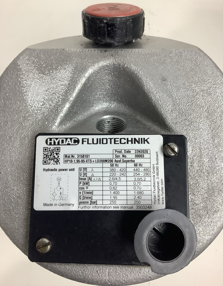 Hydac FluidTechnik / HP10-1,95-05-XTS+ LD200M200 AUST.SUPERBA/ Mat.Nr.315810