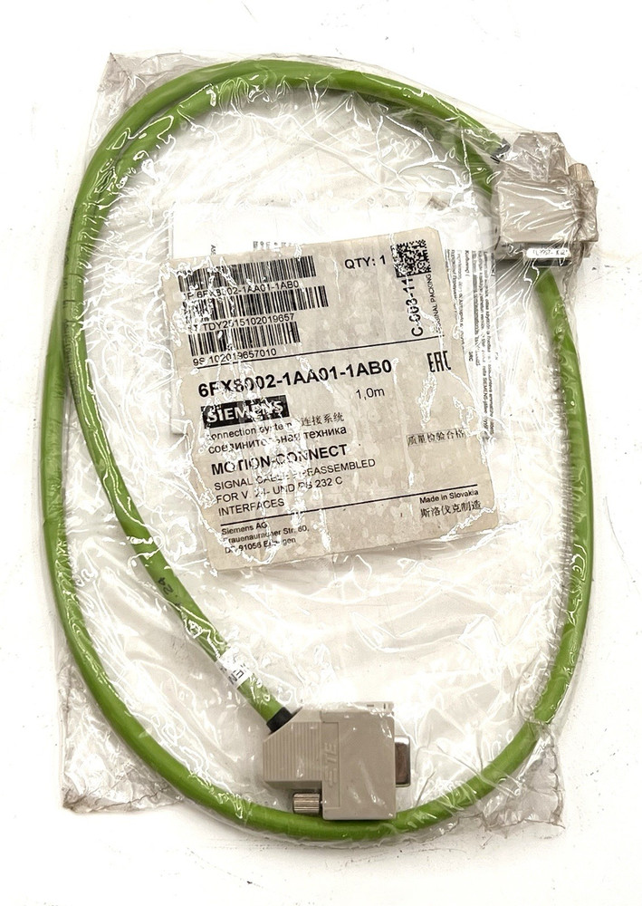 Siemens 6FX8002-1AA01-1AB0 Signal cable pre-assembled