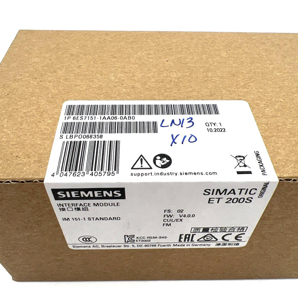Siemens 6ES7151-1AA06-0AB0 Interface Module