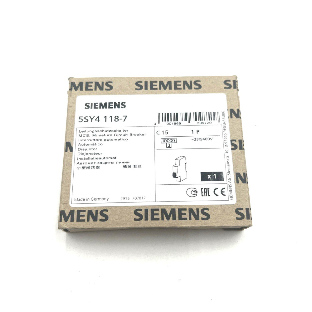 Siemens 5SY4118-7 Miniature Circuit Breaker