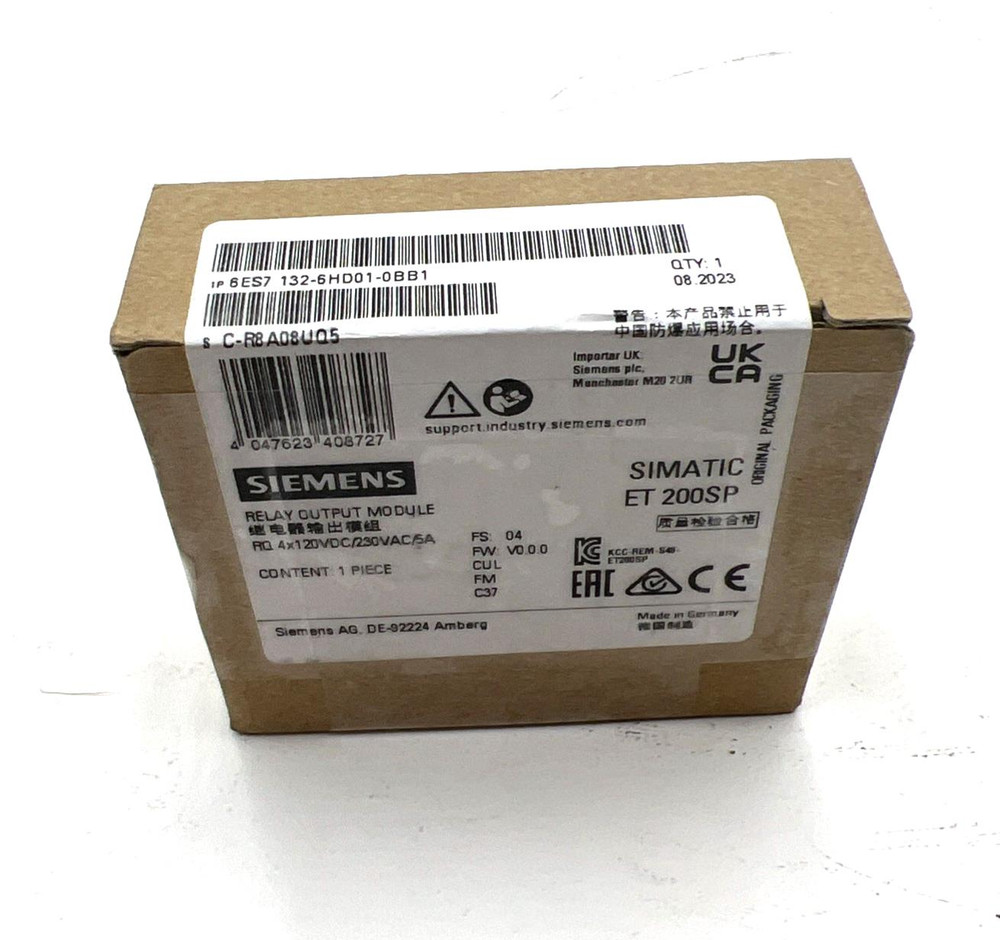 Siemens 6ES7132-6HD01-0BB1 Relay Output Module