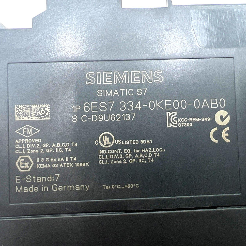 Siemens 6ES7334-0KE00-0AB0 Analog Module