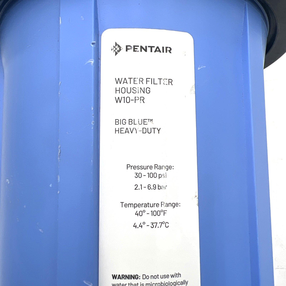 Pentair  W10-PR, 1" Heavy-Duty Housing with Pressure Relief Button