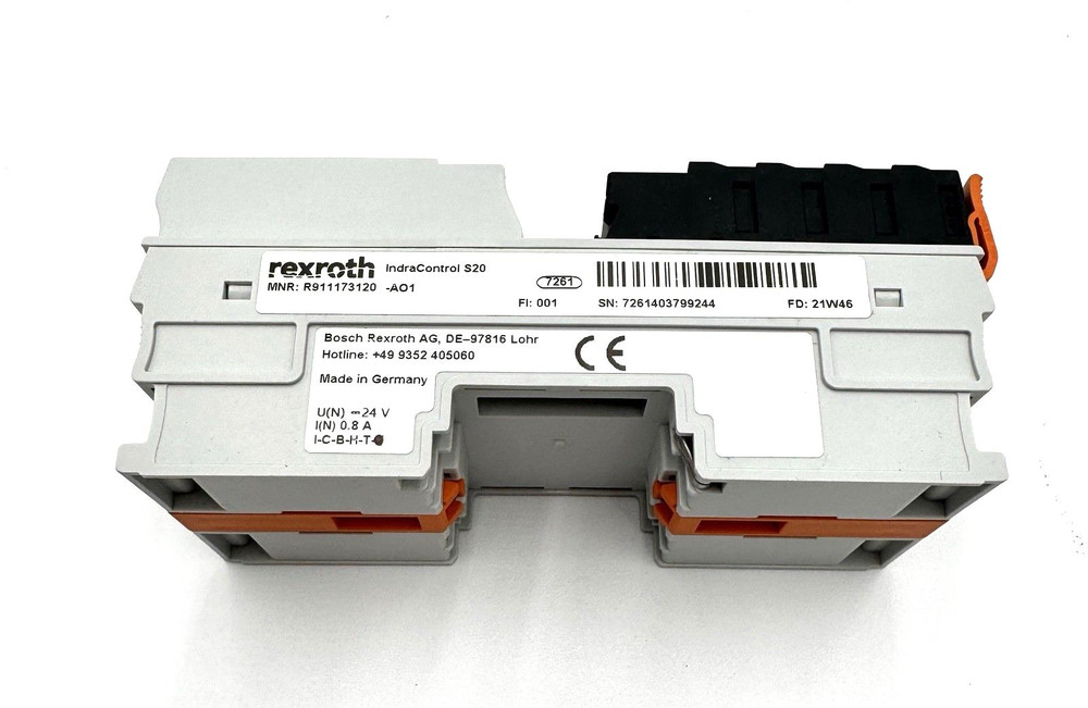 Rexroth R911173120 S20-AI6-AO2-SSI2 Functional Module