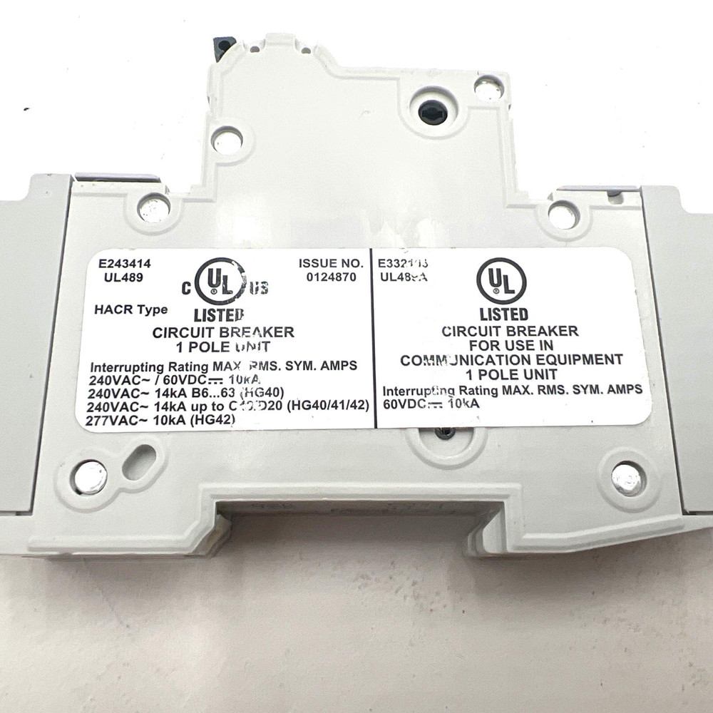 Siemens 5SJ4120-8HG41 Miniature Circuit Breaker