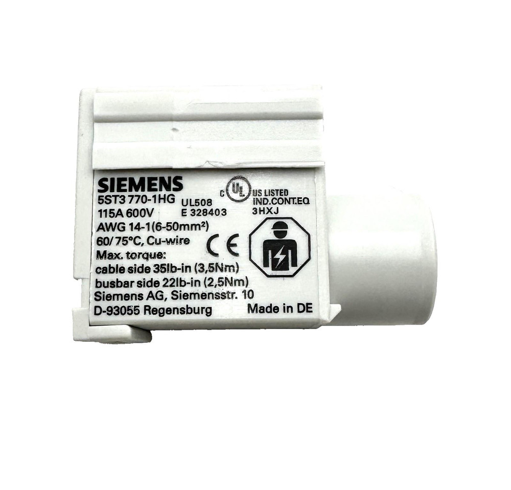 Siemens 5ST3770-1HG Center Infeed Terminal