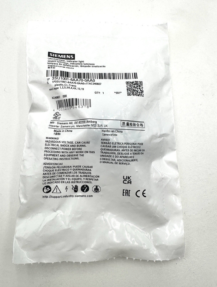 Siemens 3SU1001-6AA70-0AA0