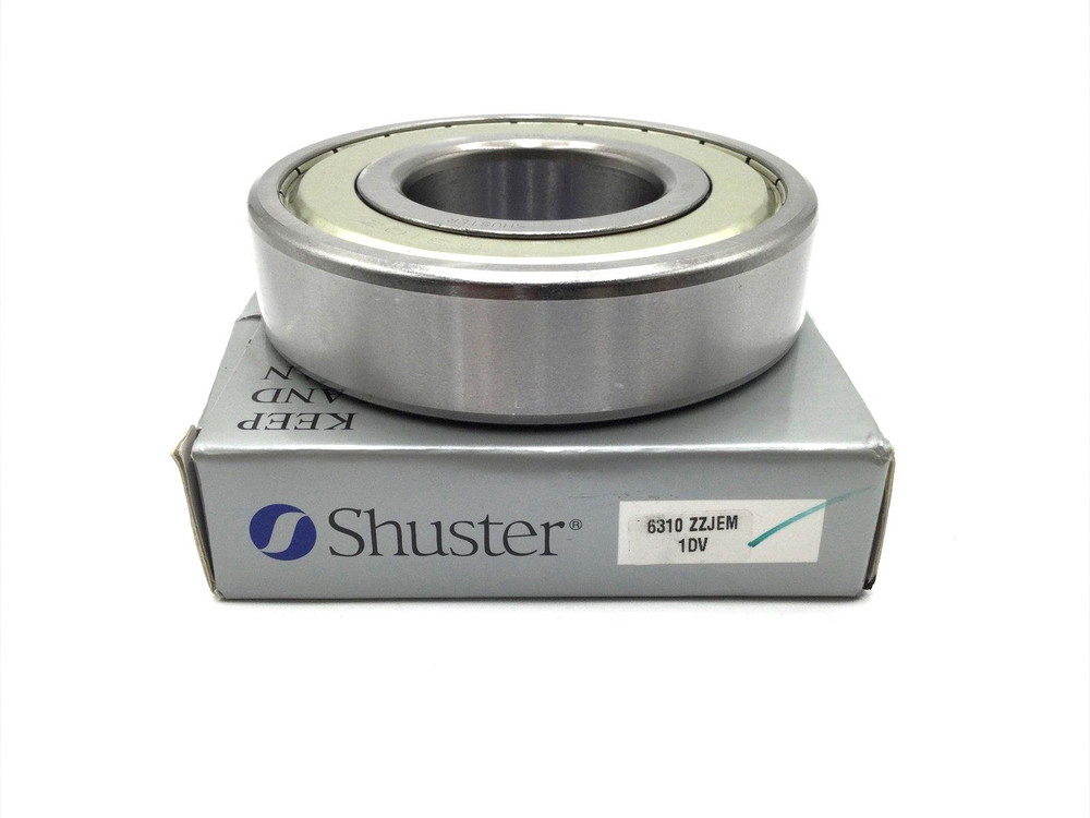 Shuster 6310 ZZJEM 1DV Single Row Deep Groove Ball Bearing