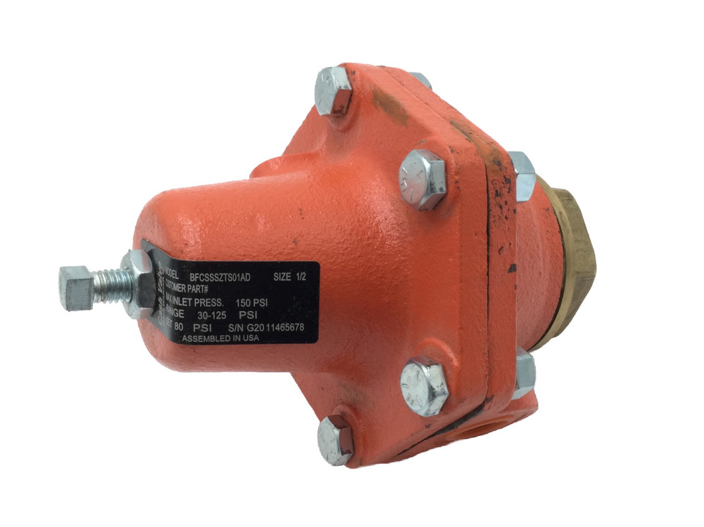Cash Valve BFCSSSZTS01AD Pressure Regulator Valve Size 1/2” Range 30-125 PSI