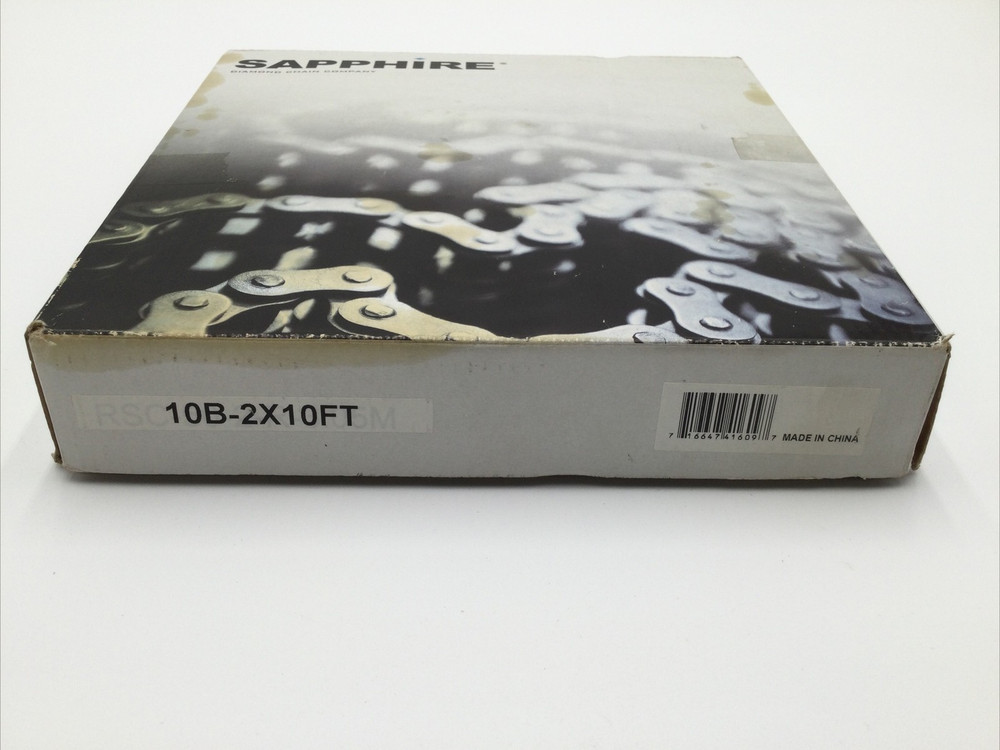 Sapphire By Diamond Roller Chain 10B-2X10FT