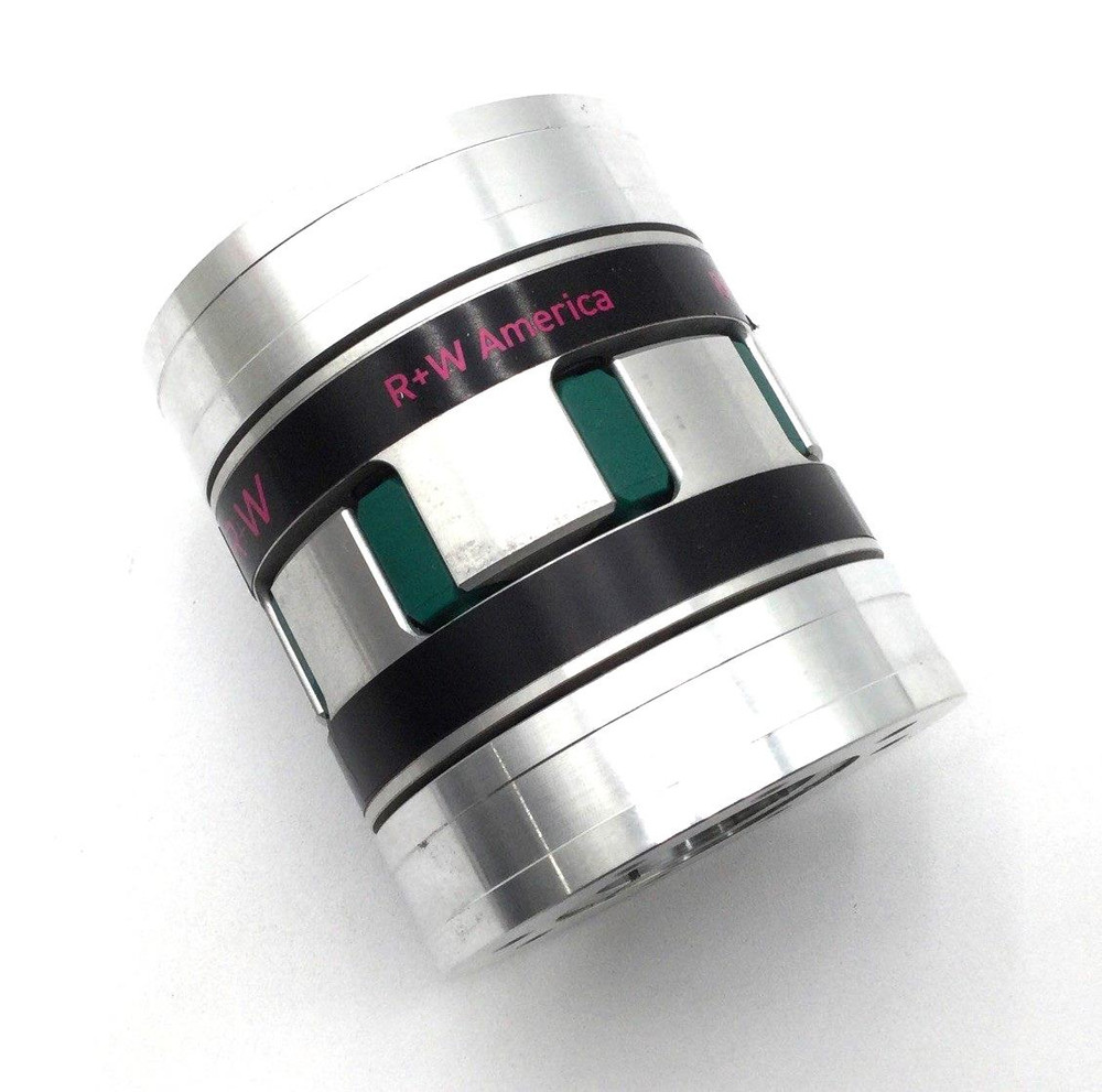 R+W EK6 Elastomer Jaw Coupling With Green Spider