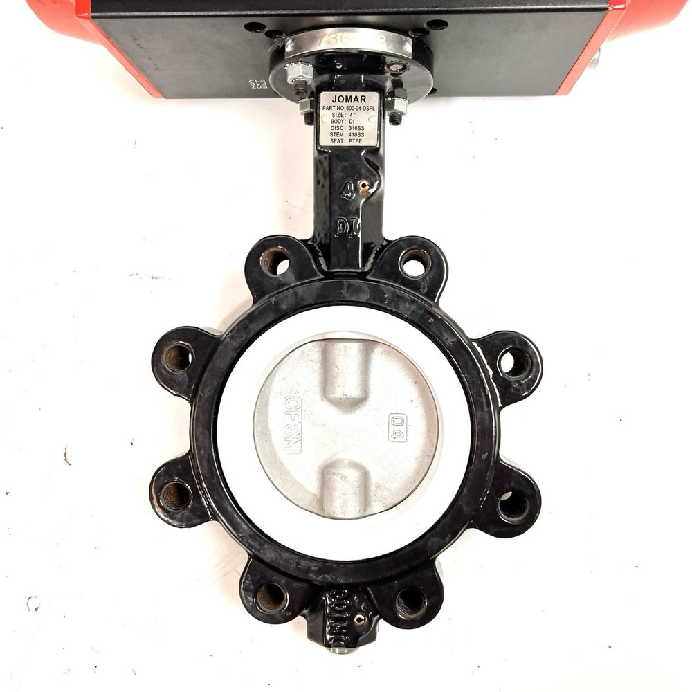 Jomar 600-04-DSPL Ductile Iron Butterfly Valve w/ Actuator