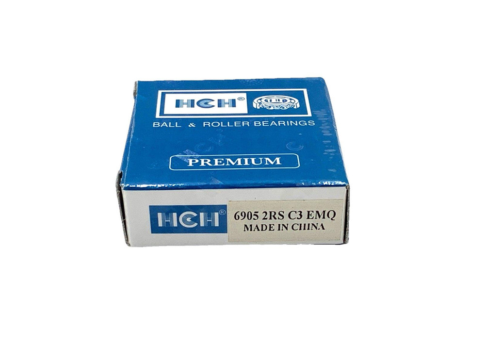 HCH 6905 2RS C3 EMQ Premium Sealed Single Row Ball Bearing