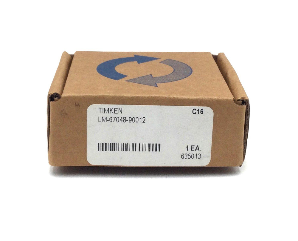Timken LM-67048-90012 Tapered Roller Bearing Set (Cone+Cup)