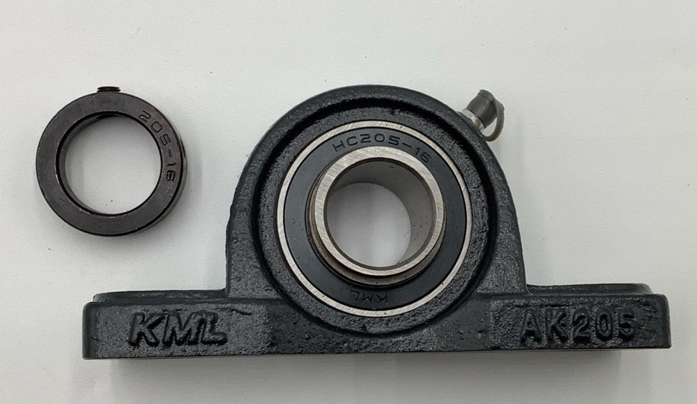 KML AK205+HC205-16 Pillow Block Bearing Unit With Locking Collar