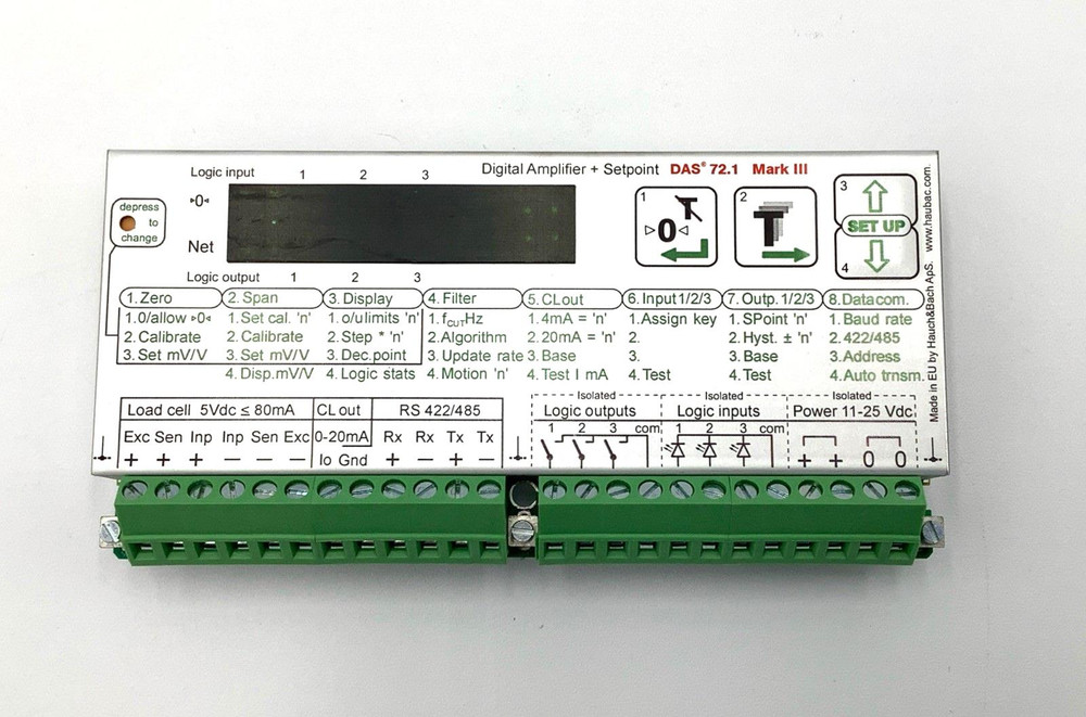 Flintec 72.101.V.3.1 Data Load Cell Indicator DAS 72.101 Mark III