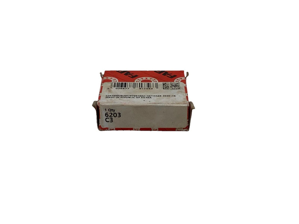 FAG 6203-C3 Deep Groove Ball Bearing