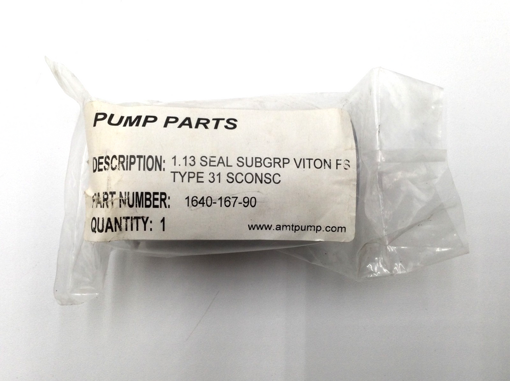 AMT Pump 1640-167-90 Carbide Seal Kit | 1.13 Seal Subgrp | Vitolo Type 31