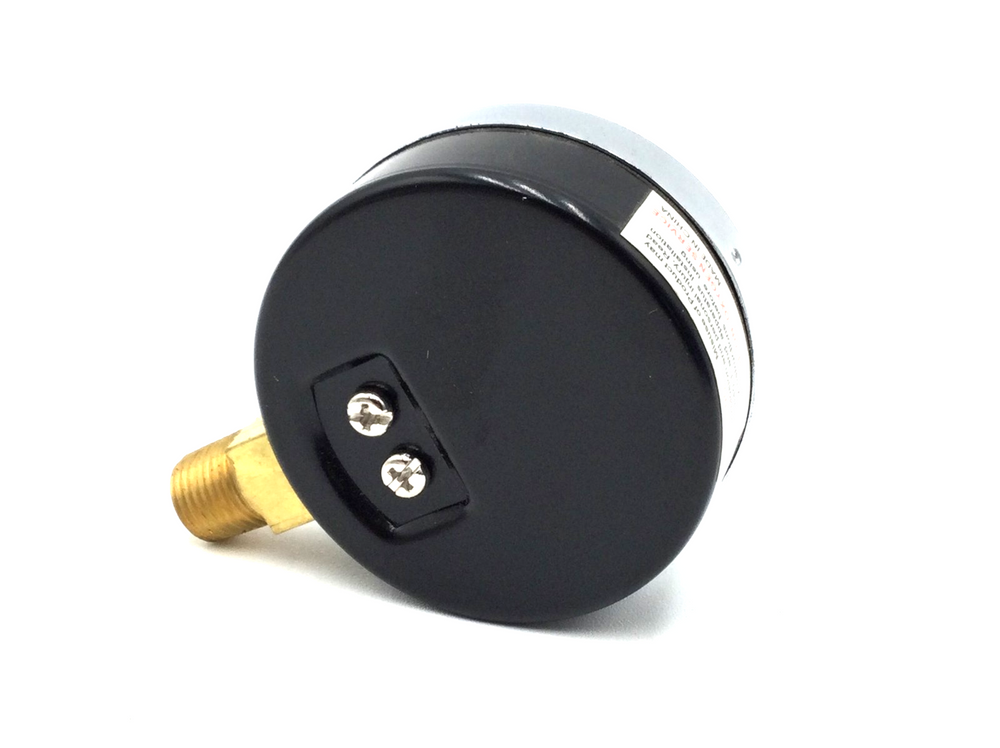 Pic Gauges 101D-254A Pressure Gauge | 2-1/2 Dry Dial | -30 To 0Psi | Lower Mount