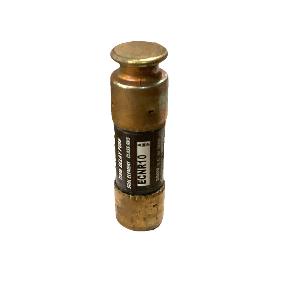 Bullet Fuses ECNR10 Time Delay Fuses Class RK5 (Lot Of 8)