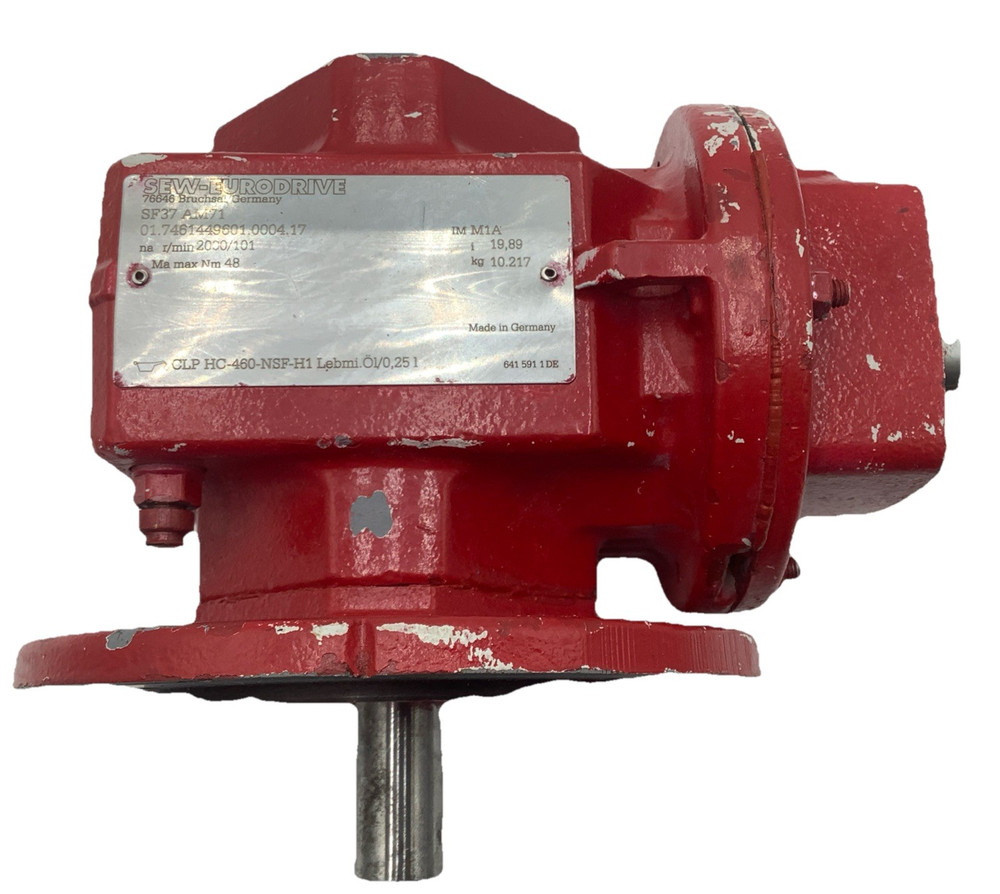 Sew-Eurodrive SF37 AM71 Gearbox Nm 48 2000/101 RPM