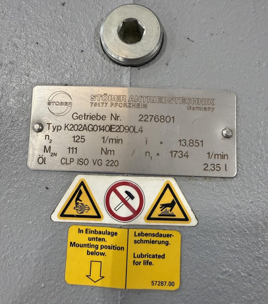 Stöber/Siemens K202AG0140IE2D90L4 Gearmotor | Stöber Gearbox Siemens Motor Drive