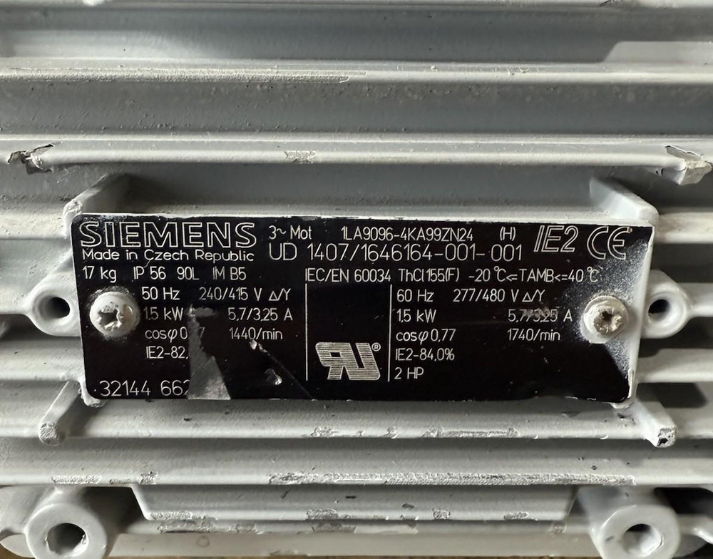 Stöber/Siemens K202AG0140IE2D90L4 Gearmotor | Stöber Gearbox Siemens Motor Drive