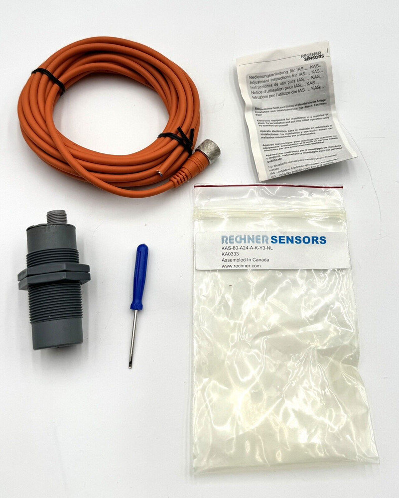 Rechner Sensors KAS-80-A24-A-K-Y3-NL Proximity Sensor With 5m Cable