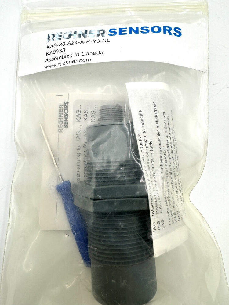 Rechner Sensors KAS-80-A24-A-K-Y3-NL Proximity Sensor With 5m Cable