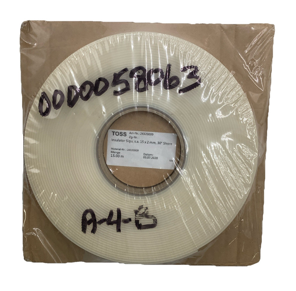 Toss 24320009 Roll Of Silicone Insulator 15x2 MM 30 Degree Shore