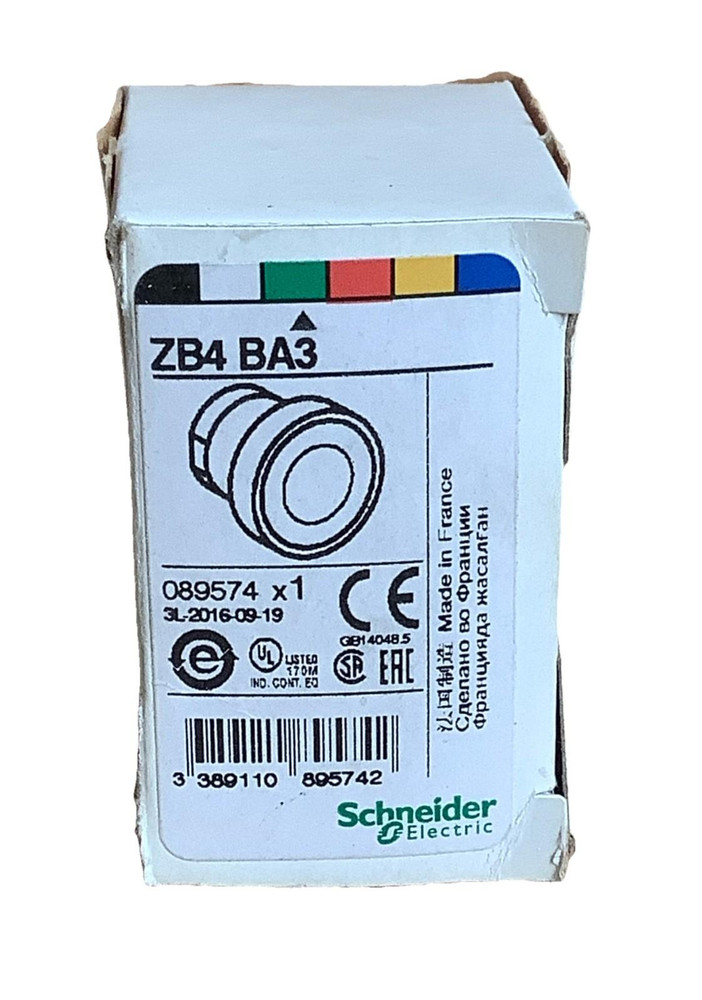 Schneider ZB4 BA3 Green Push Button