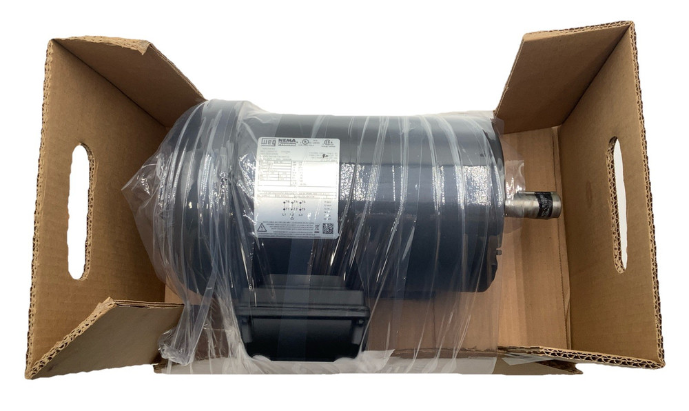 WEG 00218ET3H145T-S 2HP AC Electric Motor 3PH 575V 145T TEFC NEMA Premium