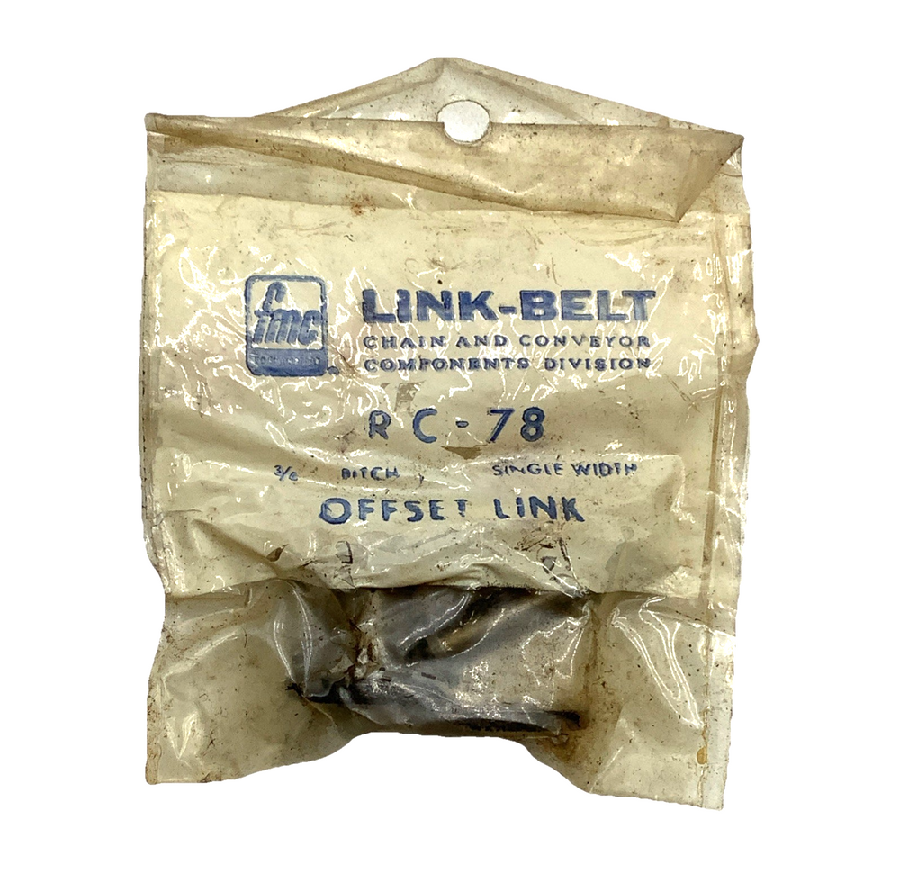 Link-Belt RC-78 Offset Link Single Width Conveyor Chain Half Link