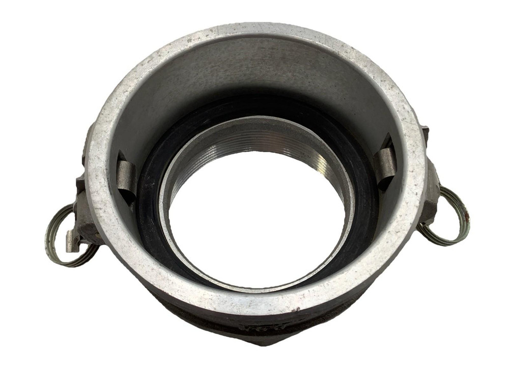 PT Coupling 40D 4” Stainless Type D Camlock Coupler, STA-LOK II SLS Cams