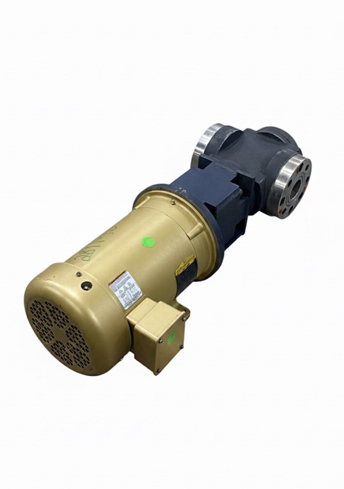 Baldor CEM3611T 3HP Motor + Rotary Airlock /Diverter Valve Assembly 182TC