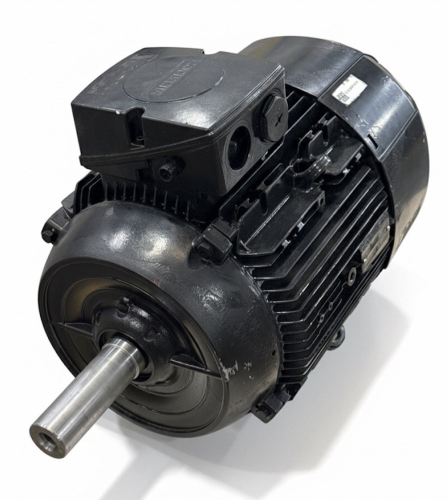 Siemens 1AV3162B 1LE10231DB290FB4-Z 15HP 3-Phase Electric Motor w/ 24V Brake