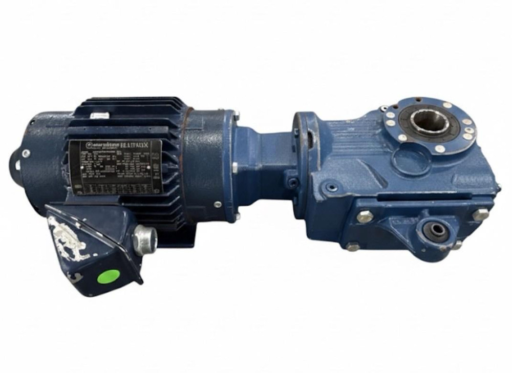 Marathon Y526 2HP Motor w/ Sew-Eurodrive KT47/TAM145 Right Angle Gear Reducer