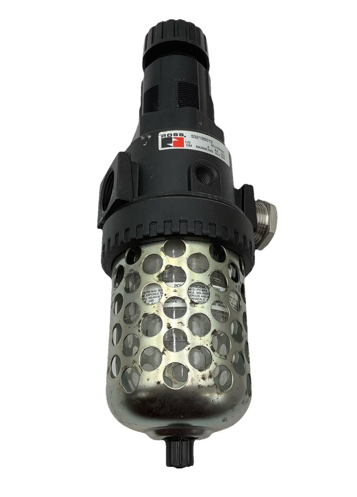 Ross Controls 5321B5012 Combination Filter Regulator 3/4” NPT Poly Bowl