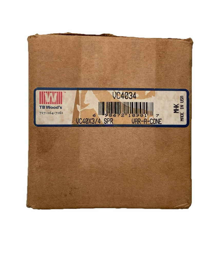 TB Woods VC4034 VC40 3/4 SPR Variable Speed Sheave
