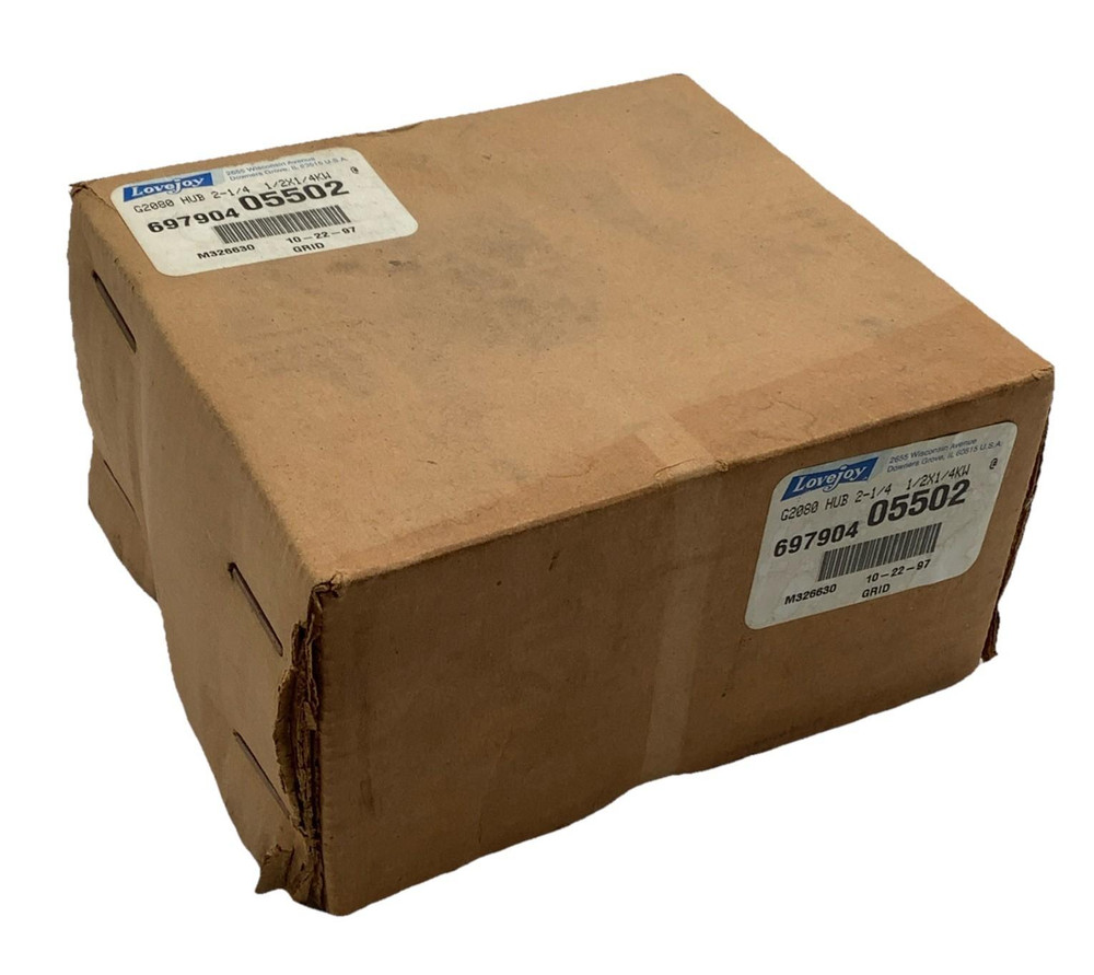 Lovejoy 69790405502 Flexible Coupling Hub 2-1/4” Bore 1/2” X 1/4” Keyway