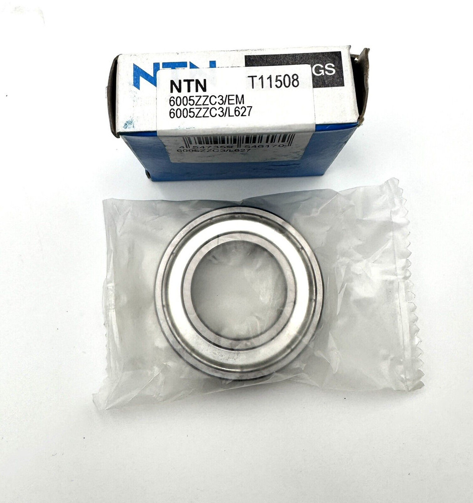 NTN 6005ZZC3/EM Single Row Radial Ball Bearing Metal Shielded 25X47X12mm
