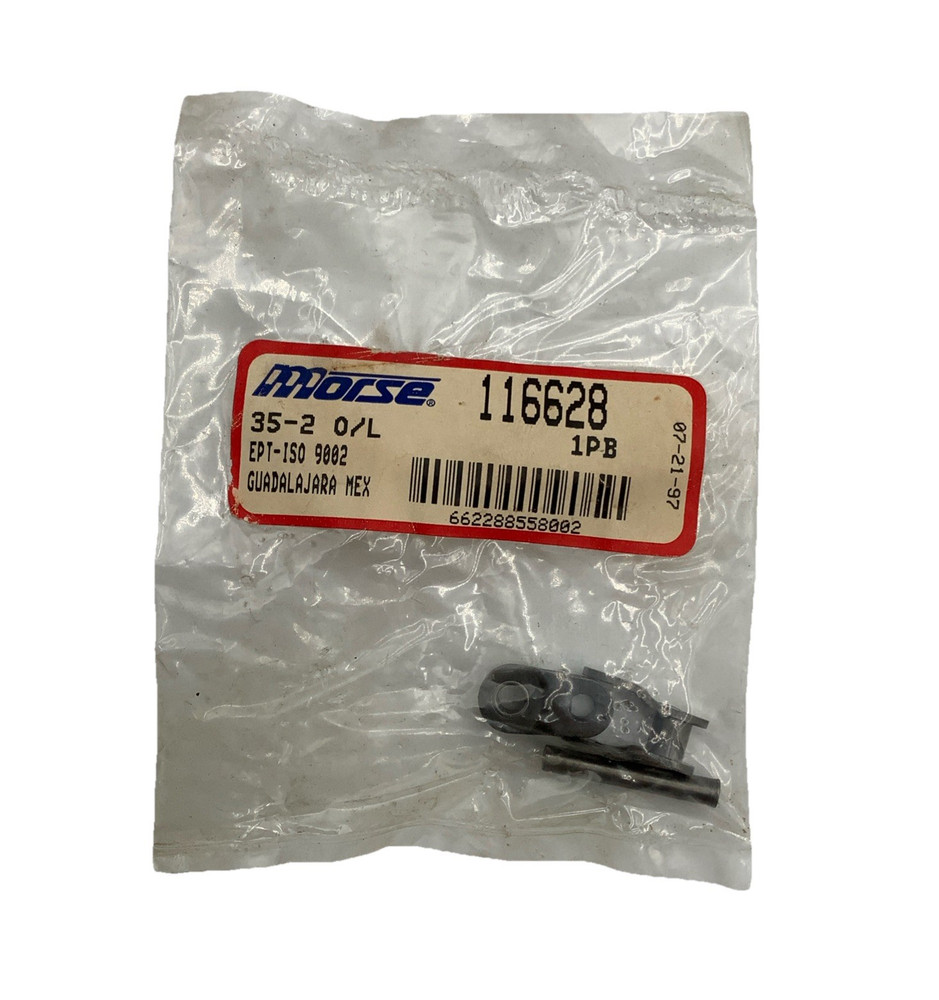 Morse 116628 #35-2 Offset Link Double Strand Roller Chain O/L
