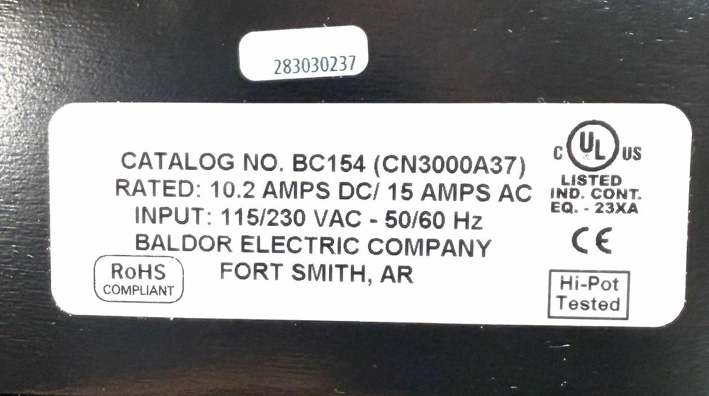Baldor BC1514  Nema 4X DC Drive (CN3000A37)