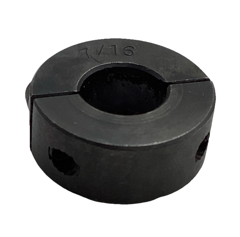 7/16” Two-Piece Split Shaft Collar Black Oxide