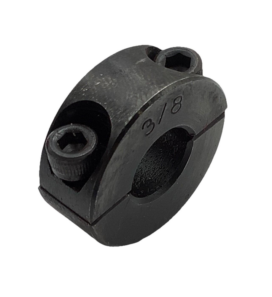 3/8” Two-Piece Split Shaft Collar Black Oxide