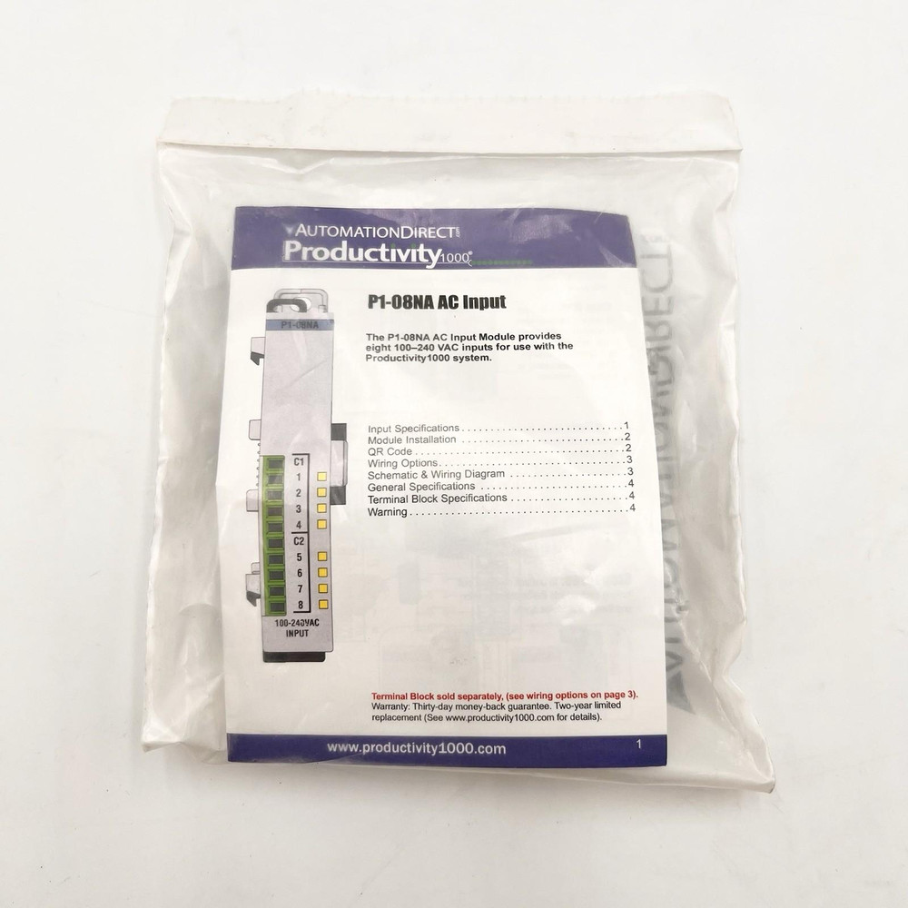 Automation Direct P1-08NA Discrete Input Module