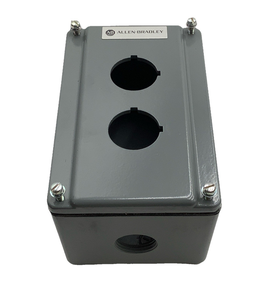 Allen-Bradley 800T-2TA Push Button (Enclosure Only) 2-Hole